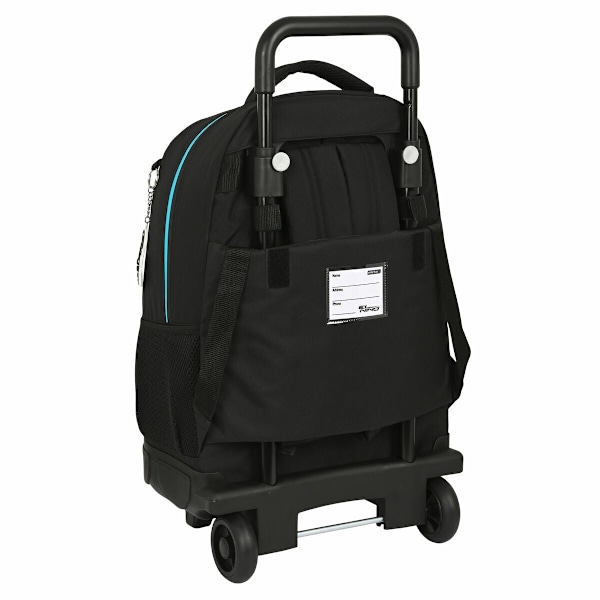 Skolväska med hjul El Niño Green Bali 33 x 22 x 45 cm