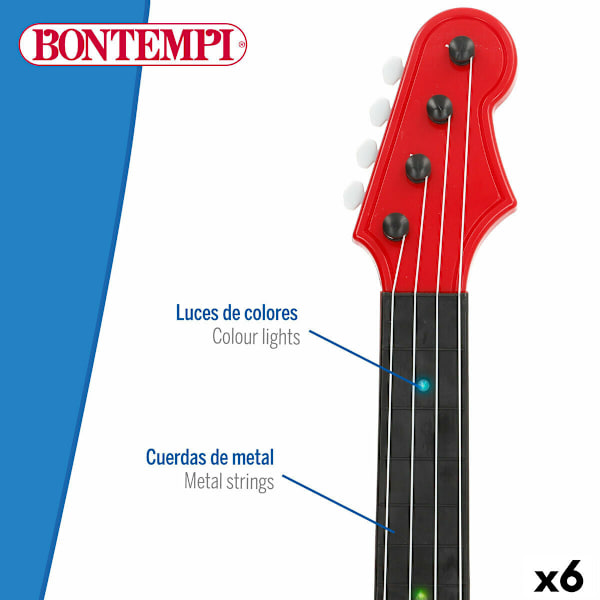 Gitarr för barn Bontempi 17 x 51 x 5 cm (6 antal)