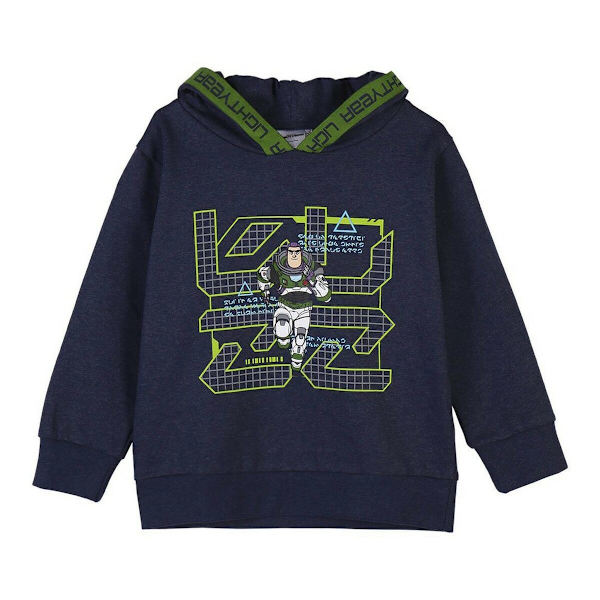 Tröja med huva Unisex Buzz Lightyear Blå 5 år