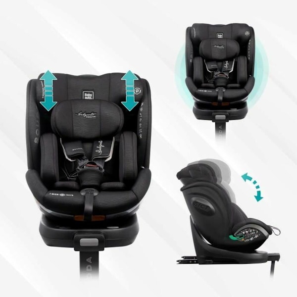 Bilstol Babyauto SCUDDA GREY DOBBY Grå 0 (de 0 a 10 kilos) 0+