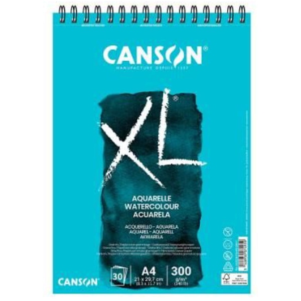 Ritblock Canson XL Aquarelle 20 Blad Vit A5 5 antal 300 g/m² 148