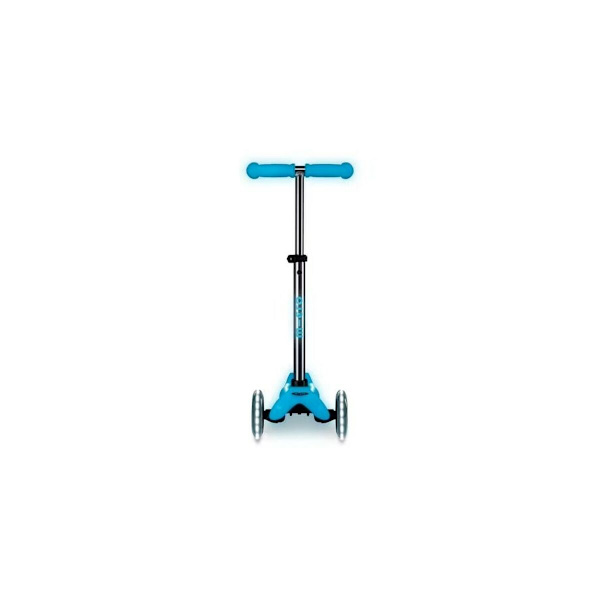 Skooter Micro Deluxe Glow LED Plus Grön Grå Turkos Silvrig