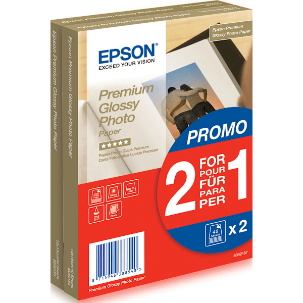 Fotopapper Blankt Epson 235B904 80 Blad (1 antal)