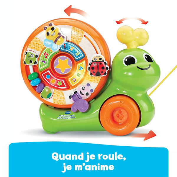Skallra Vtech ROULI-ESCARGOT MAXI DISCOVERIES Snigel