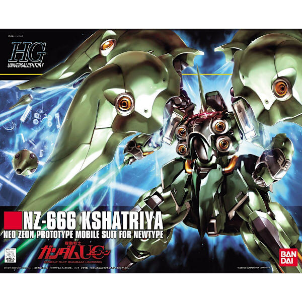 Actionfigurer Bandai HGUC Kshatriya Hguc Kshatriya 1 Delar