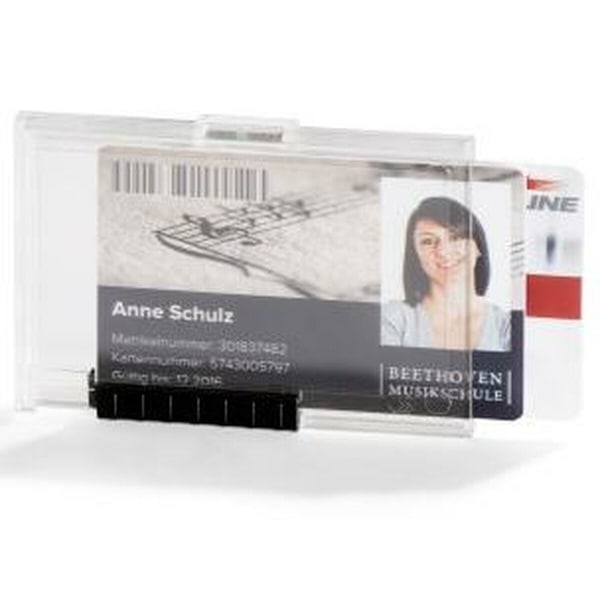 ID-kortshållare Durable Duo Transparent Plast 5,4 x 8,7 cm (10
