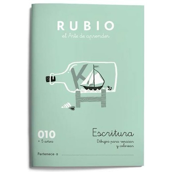 Writing and calligraphy notebook Rubio Nº10 A5 spanska 20 Blad