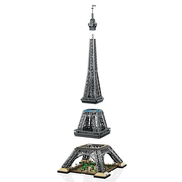 Playset Lego Icons: Eiffel Tower - Paris, France 10307 10001