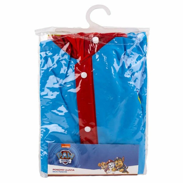 Vattentät Poncho med Huva The Paw Patrol Blå 5-6 år
