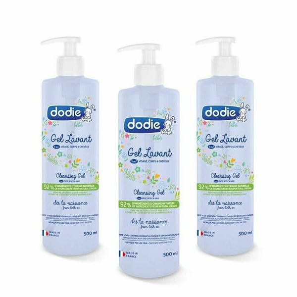 Duschtvål Dodie 500 ml 3 Delar (3 antal)