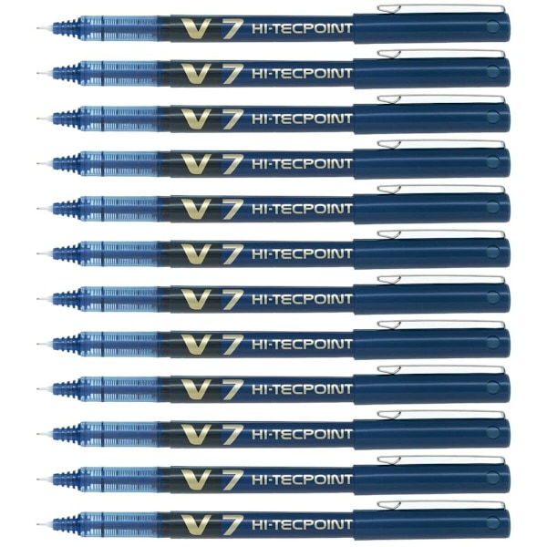 Penna för flytande bläck Pilot V-7 Hi-Tecpoint Blå 0,5 mm (12