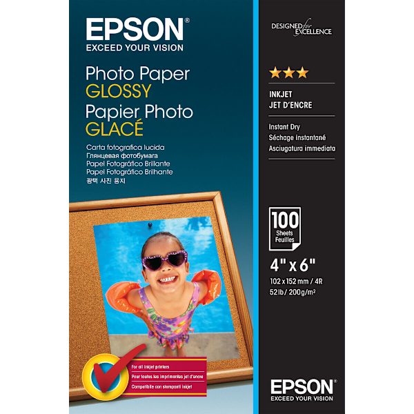 Pack med bläckpatroner och fotopapper Epson C13S042548 A7 (1