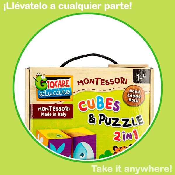 3D-pussel Lisciani Giochi 22 x 23 x 1 cm djur 4 Delar (6 antal)