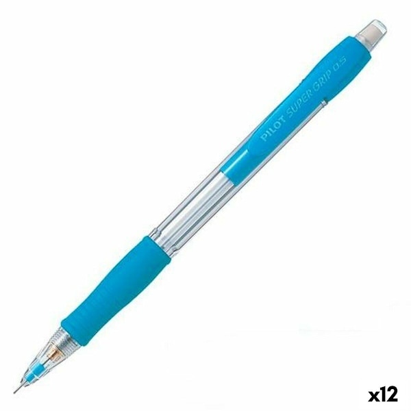 Pennset Pilot Super Grip Blå 0,5 mm (12 antal)