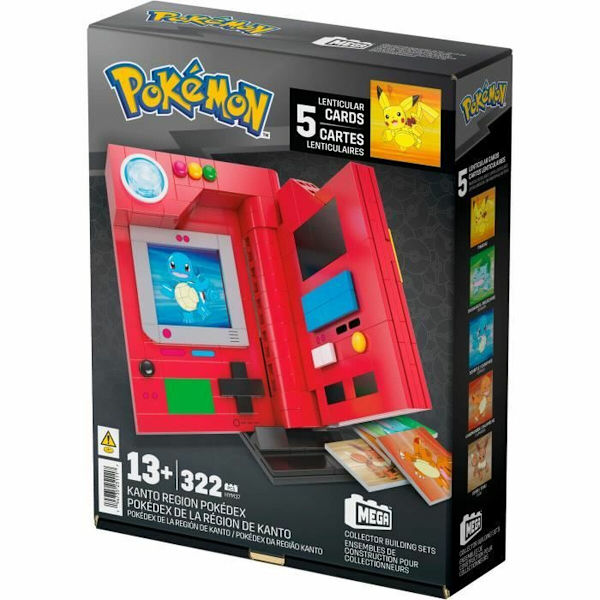 Byggsats Megablocks MEGA-Pokémon-Pokédex of the Kanto region-322
