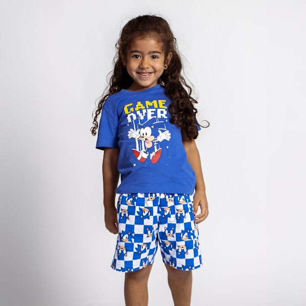 Pyjamas Barn Sonic Blå 5 år