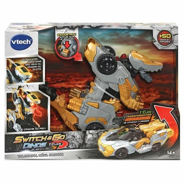 Transformer Fordon Vtech Switch & Go Dinos - Vulcanion, Mega