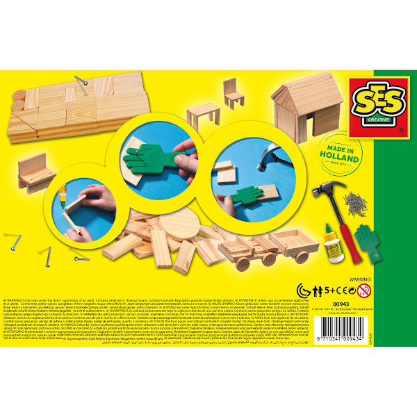 Playset SES Creative Joinery Workshop 57 Delar