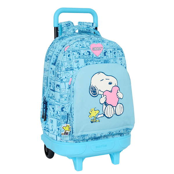 Skolryggsäck Snoopy Love Blå 33 x 45 x 22 cm