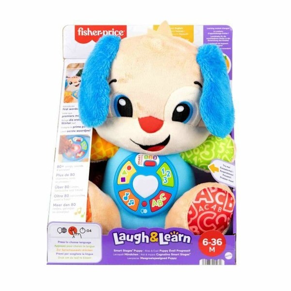 Mjukisleksak Fisher-Price Laugh and Learn Puppy Progressive