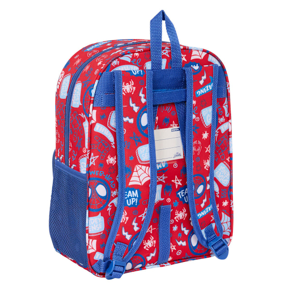 Skolryggsäck Spider-Man Rescue Blå Röd 26 x 34 x 11 cm