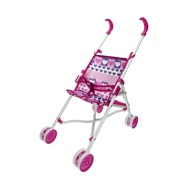 Dockvagn Reig Blå Rosa Hopfällbar 25,5 x 41,5 x 55,5 cm