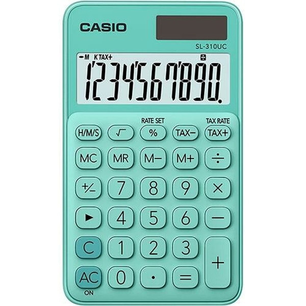 Kalkylator Casio SL-310UC Grön (10 antal)