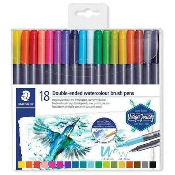 Tuschpennor Staedtler Design Journey Dubbel ände (6 Delar) (6