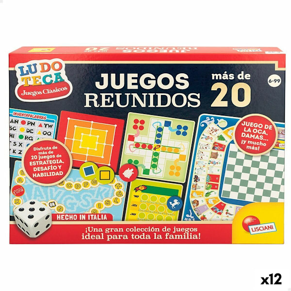 Sällskapsspel Lisciani Giochi Juegos reunidos 40 x 0,1 x 33 cm