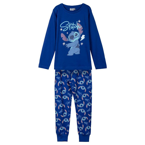 Pyjamas Barn Stitch Mörkblå 6 år