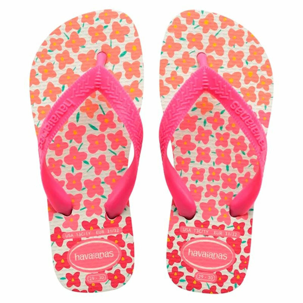 Strandtofflor för barn Havaianas Flux Rosa 30