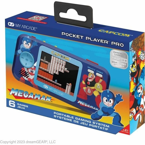 Bärbar spelkonsol My Arcade Pocket Player PRO - Megaman Retro Multifärg