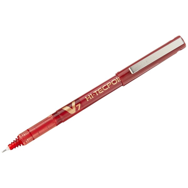 Penna för flytande bläck Pilot V7 Hi-Tecpoint Röd 0,5 mm (12