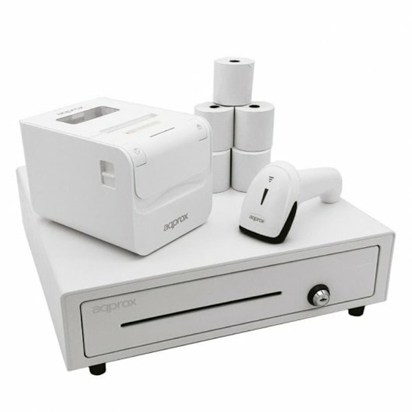 Sträckkodsläsare approx! APPPOSPACK4180WH2D Vit Vit