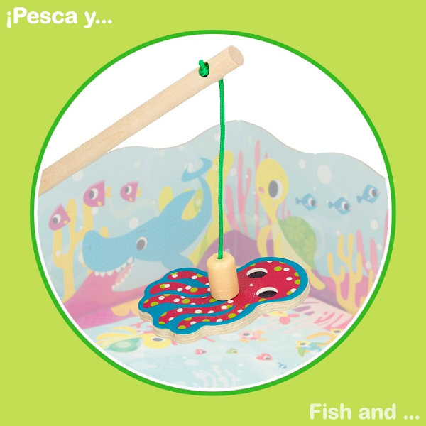 Sällskapsspel Lisciani Giochi Montessori Fiske (6 antal)