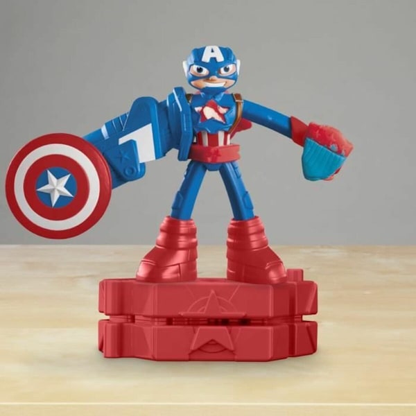 Modellera Spel Play-Doh Capitán América Set Stamper Shield