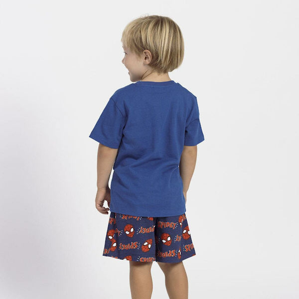 Pyjamas Barn Spider-Man Blå 7 år