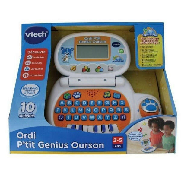 Bärbar dator Vtech Genius Blue Bear 26 x 5,5 x 19,7 cm