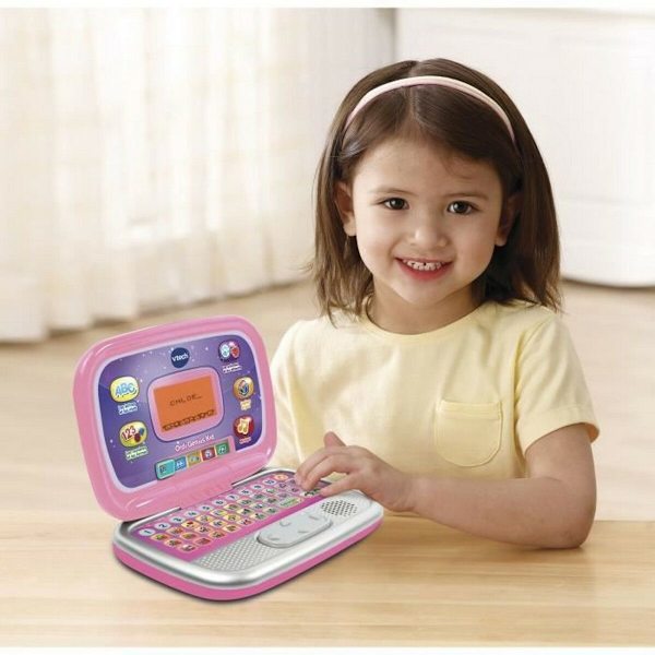 Bärbar dator Vtech Ordi Genius Kid Utbildningsspel Rosa