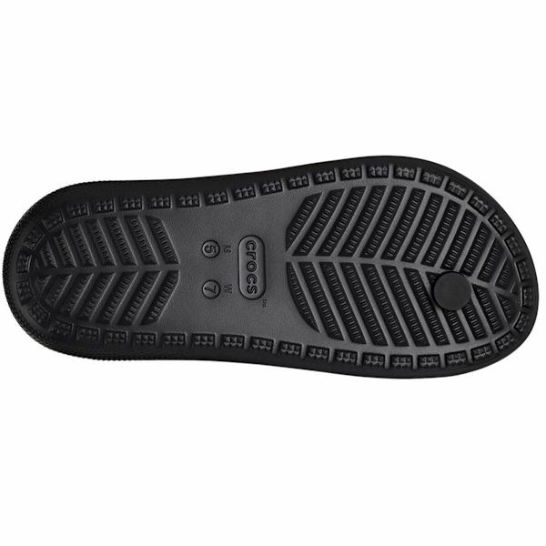 Strandtofflor för barn Crocs Flip v2 Svart 37-38