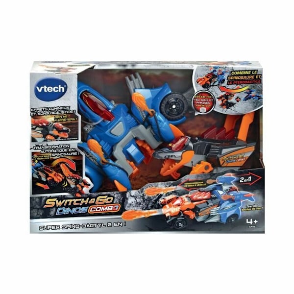 Omvandlingsbar superrobot Vtech Switch & Go Dinos Combo: SUPER
