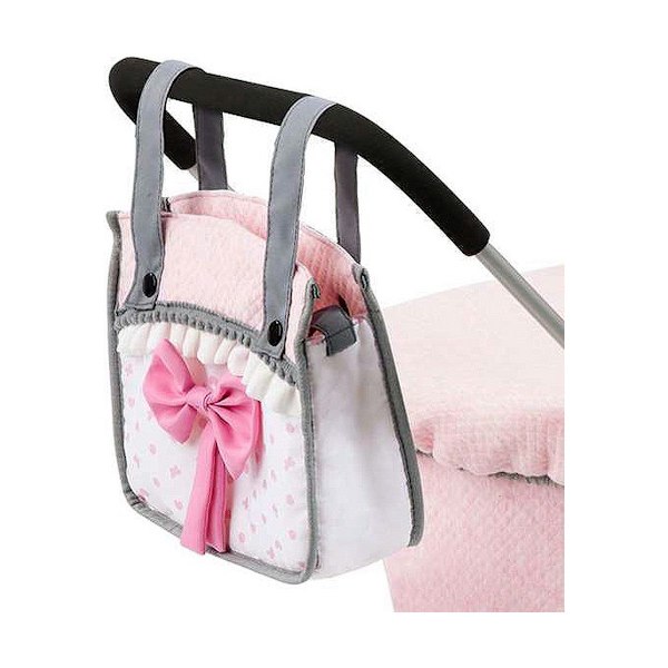 Dockvagn Reig Dolls Pram Rosa 64 cm