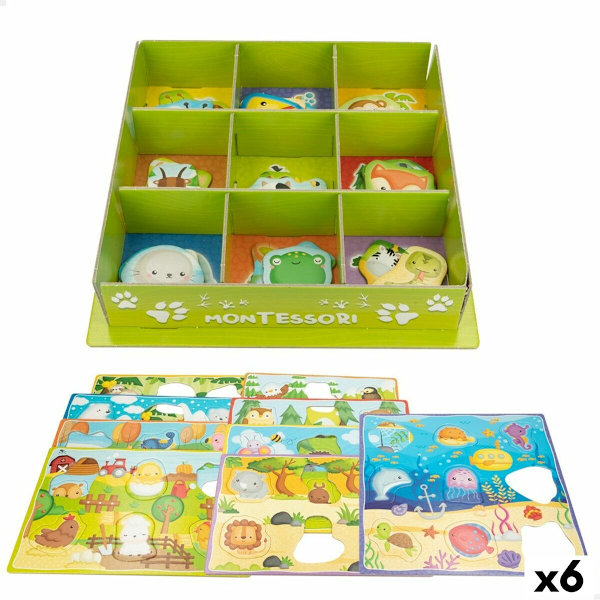 Utbildningsspel Lisciani Giochi 26 x 6 x 26 cm djur