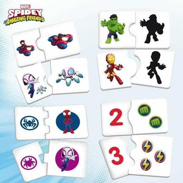 Sällskapsspel Lisciani Giochi Spidey Super desk (Inglés, Alemán)