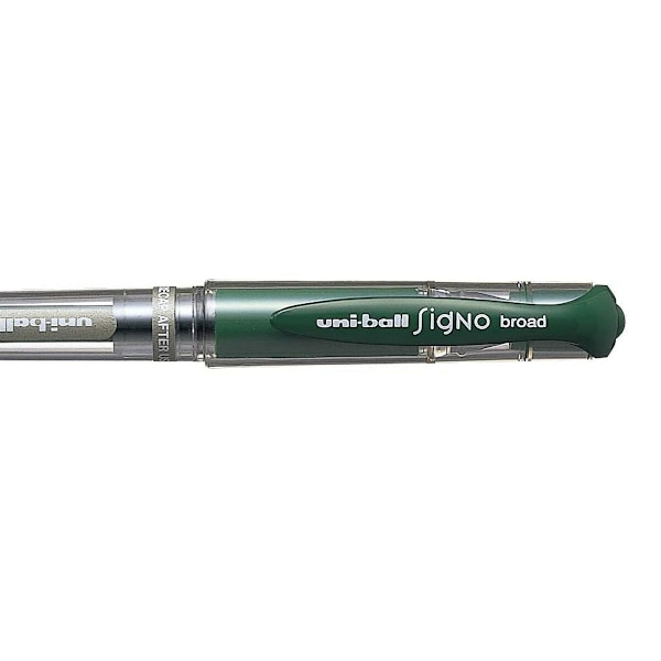 Penna för flytande bläck Uni-Ball Signo Broad UM-153 W Grön 0,6