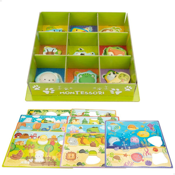 Utbildningsspel Lisciani Giochi 26 x 6 x 26 cm djur