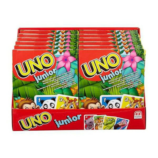 Kortspel Mattel UNO Junior djur