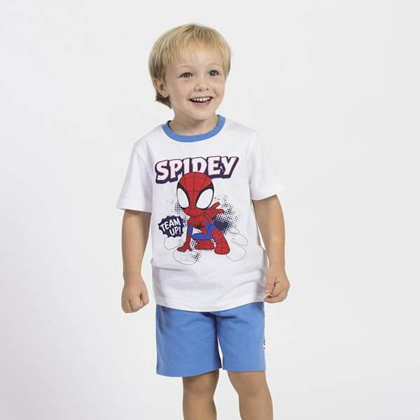 Set av kläder Spidey Vit