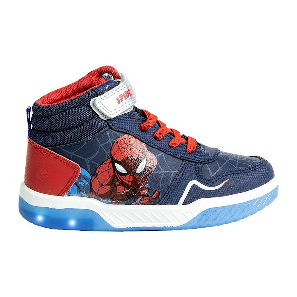 Skor i ledig stil med LED-ljus Spider-Man Mörkblå 29