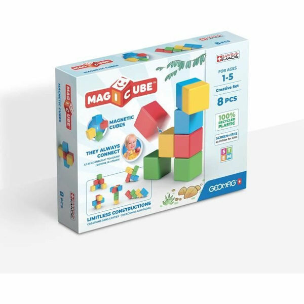 Byggsats Geomag Magicube Recycled Creative Set